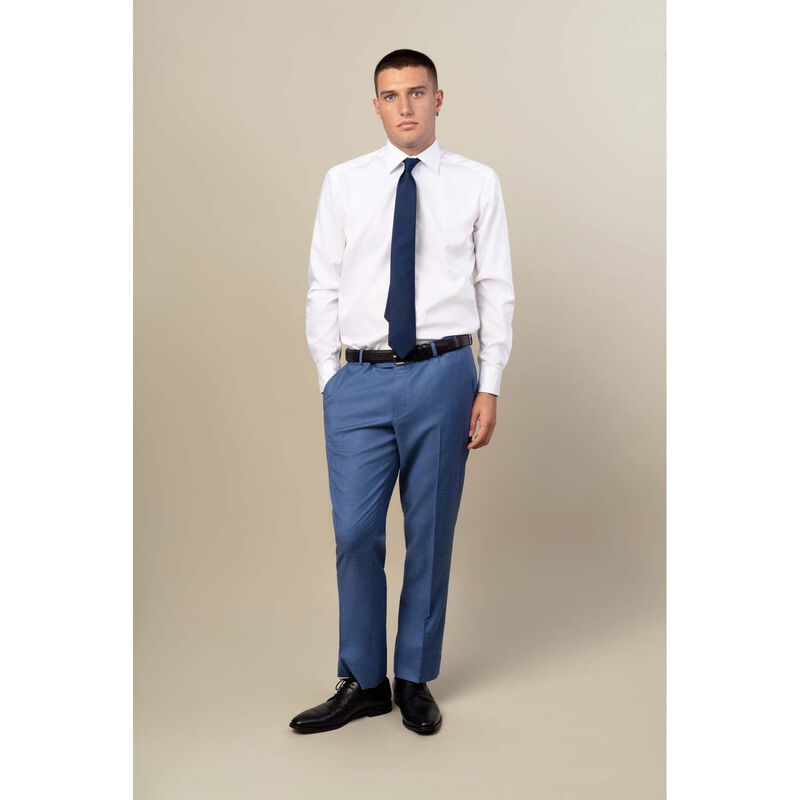 Rembrandt London White Fine Twill Shirt image number 3