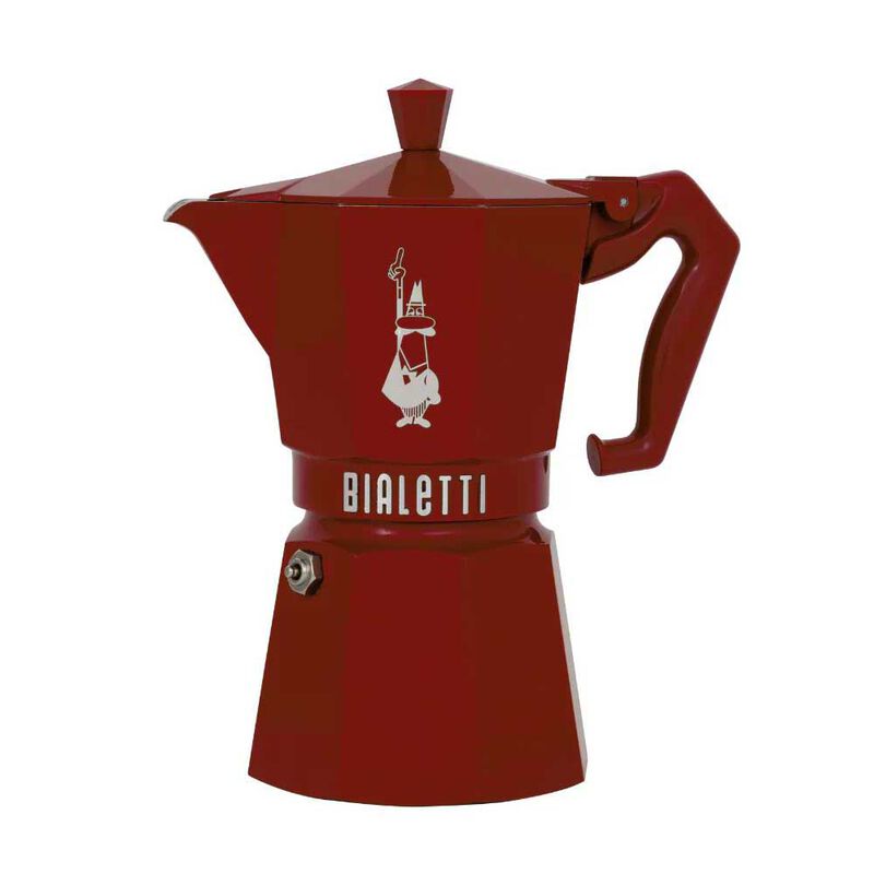 Bialetti Moka Exclusive Red 6 Cup image number 0