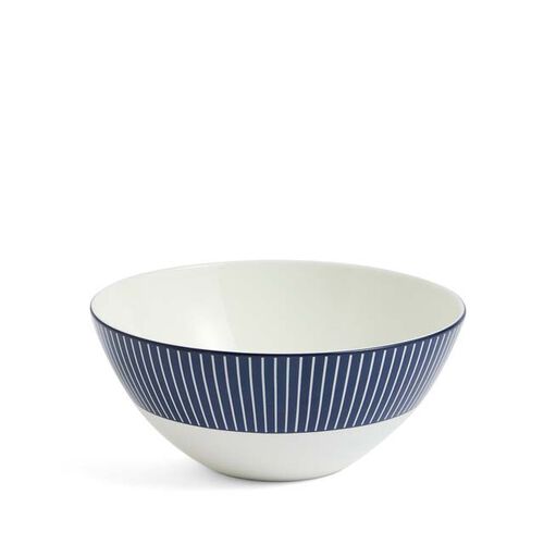 Wedgwood Gio Cereal Bowl 16cm Pinstripe Blue