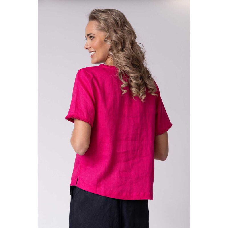 B Essentials By Ballantynes Trimmed Tee image number 1