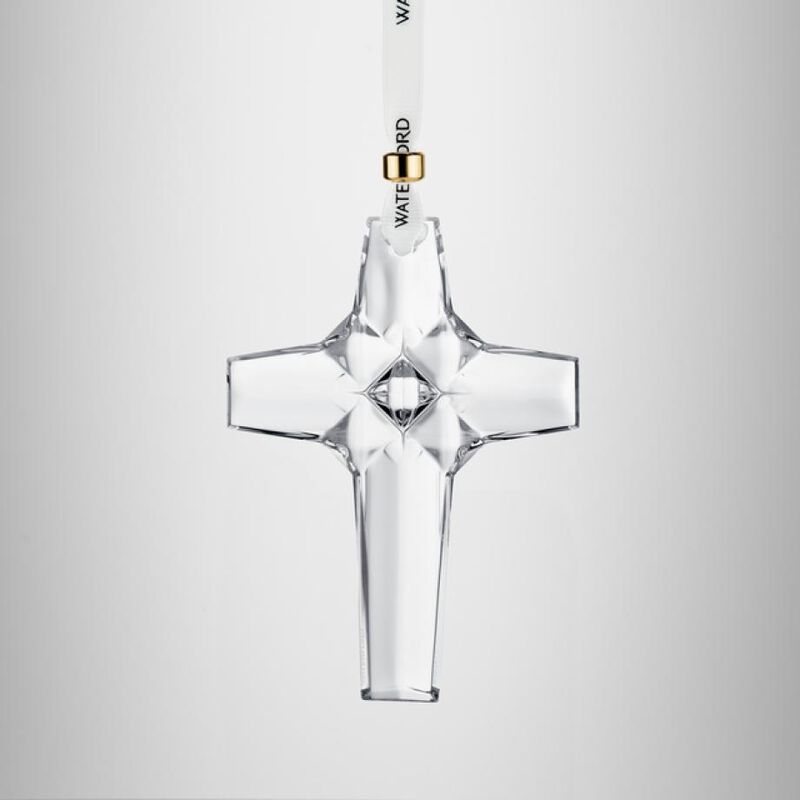 Waterford Annual Cross Ornament 2025 image number 2