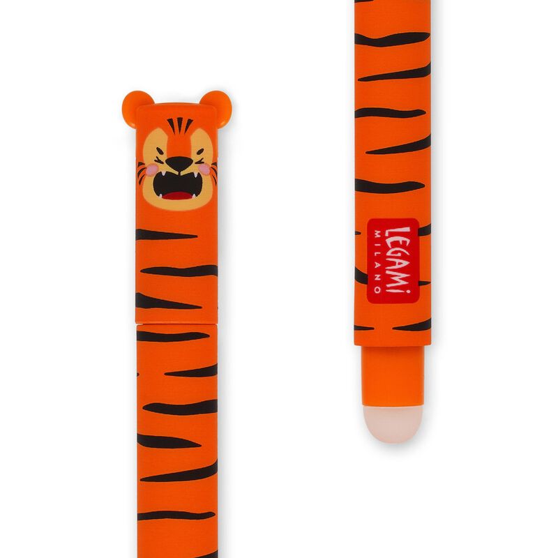 Legami Tiger Erasable Pen - Orange Ink image number 1