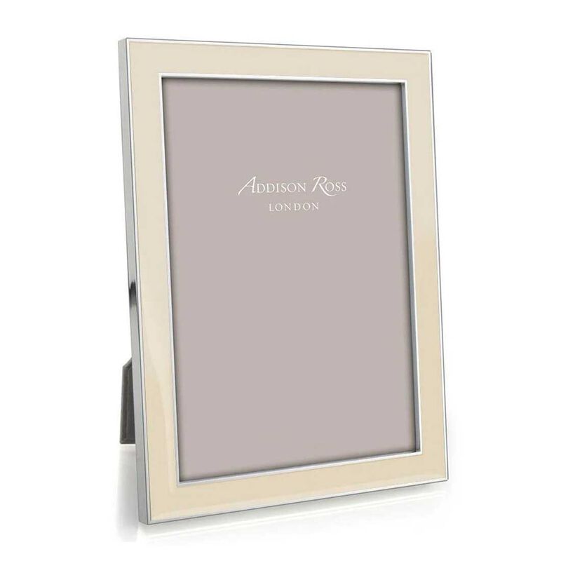 Addison Ross 4x6 Vanilla Enamel Photo Frame 15mm image number 0