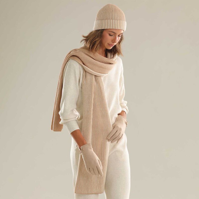 Morgan & Taylor Sarina Rib Knit Scarf image number 1