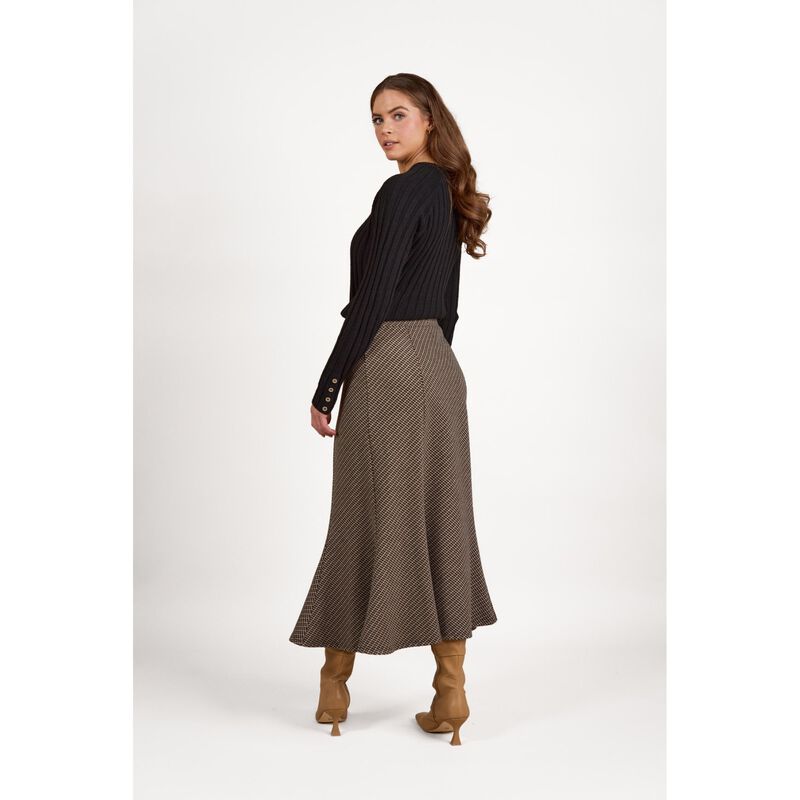 Vassalli Mid Length Fluted Skirt image number 1