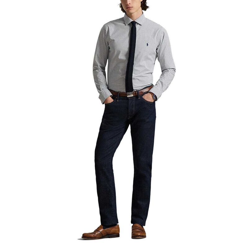 Polo Ralph Lauren Custom Fit Plaid Stretch Poplin Shirt image number 3