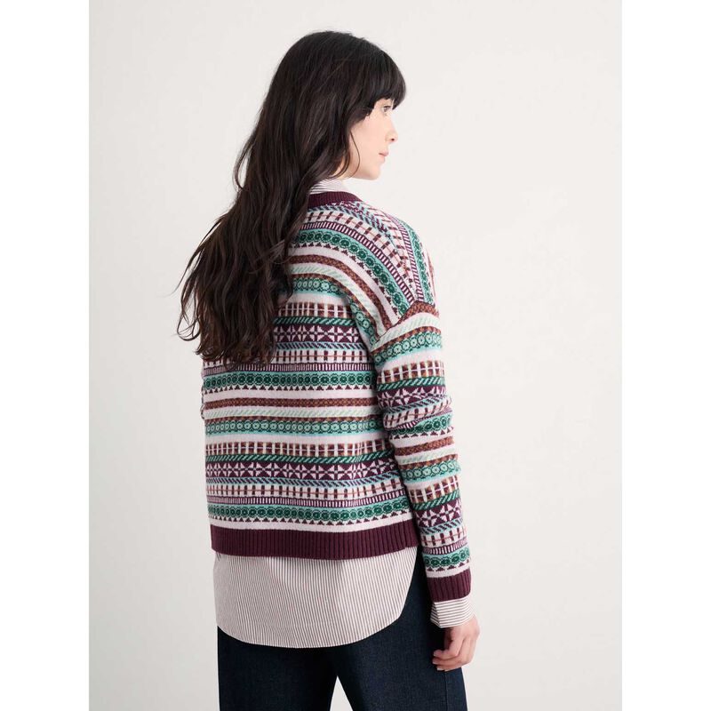 Seasalt Cornwall Copperhouse Cardigan Float Sardine Multi image number 1