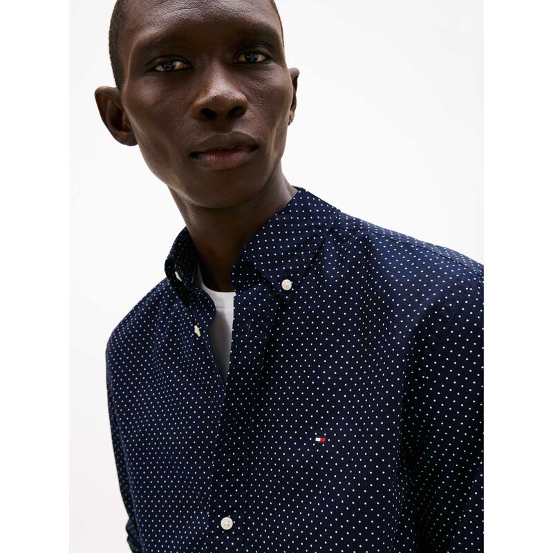 Tommy Hilfiger Flex Poplin Polka Dot Rf Shirt image number 2