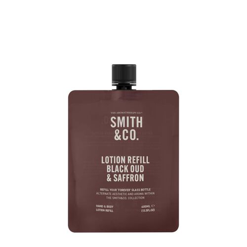 Smith & Co. Hand & Body Lotion Refill 400ml - Black Oud & Saffron