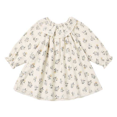 Quincy Mae Long Sleeve Isla Dress French Floral 2-5Y