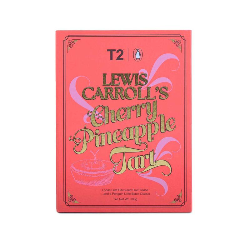 T2 x Penguin - Lewis Carroll’s Cherry Pineapple Tart Loose Leaf Tea Book image number 3
