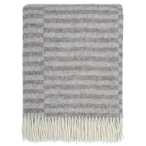 Baya Noah 100% NZ Wool Throw 130x190cm - Oatmeal