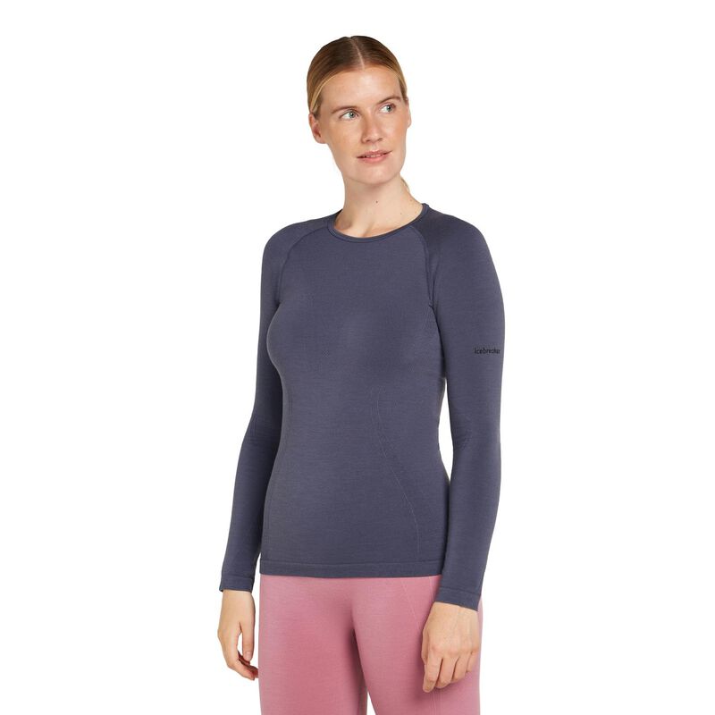 Icebreaker W Merino Blend 260 ZoneKnit Seamless LS Crewe image number 4
