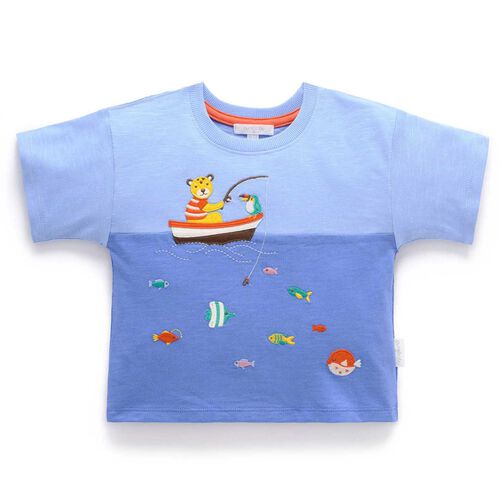 Purebaby Ocean Relaxed Tee
