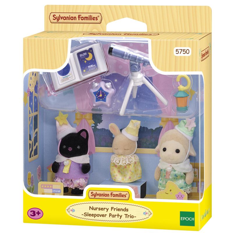 Sylvanian Families Nursery Friends Sleepover Party Trio image number 0