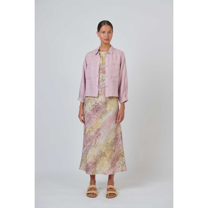 Naturals By O & J Jardin Linen Dress image number 3