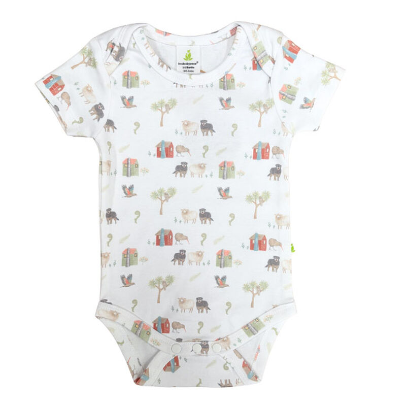 HRB Jacobi Farm Muster Short Sleeve Bodysuit image number 0