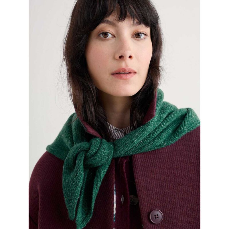 Seasalt Cornwall Wild Bilberry Scarf Dark Forage image number 1