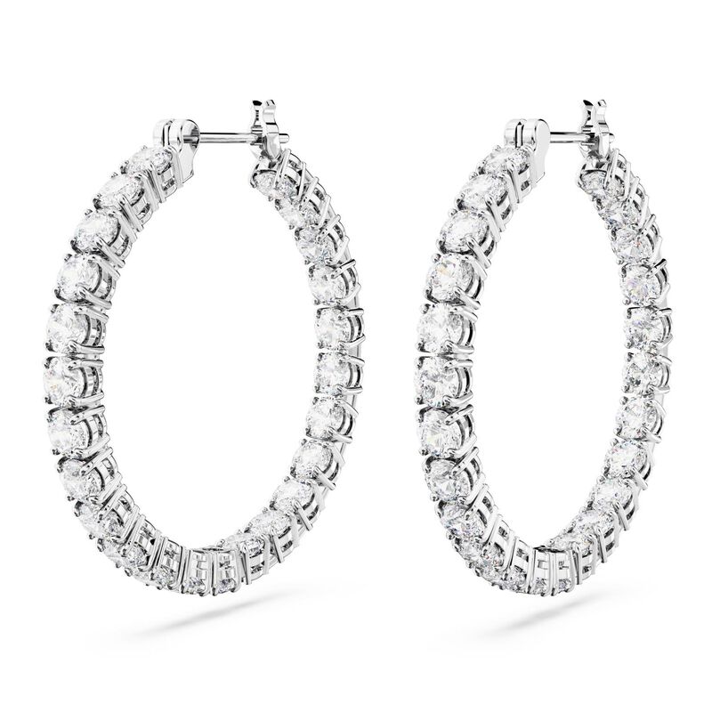 Swarovski Matrix Hoop Earrings image number 2