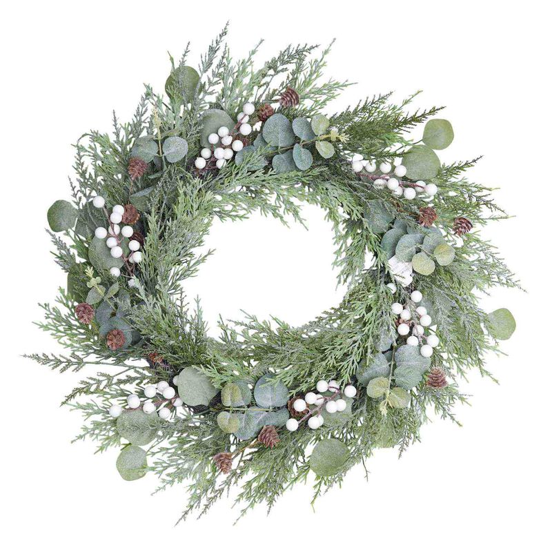 Cypress & Eucalyptus Wreath 60cm image number 0