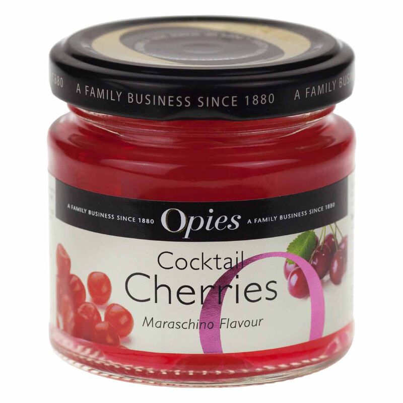 Opies Cocktail Cherries Maraschino Flavour image number 0