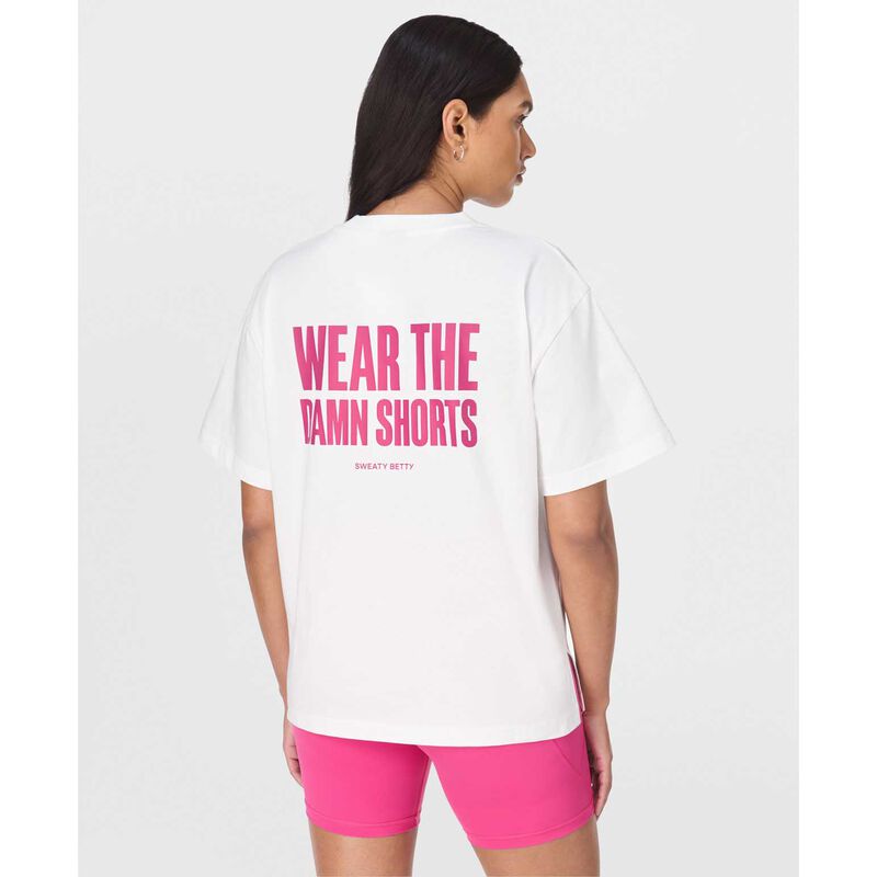 Sweaty Betty Wear The Damn Shorts T-Shirt image number 1