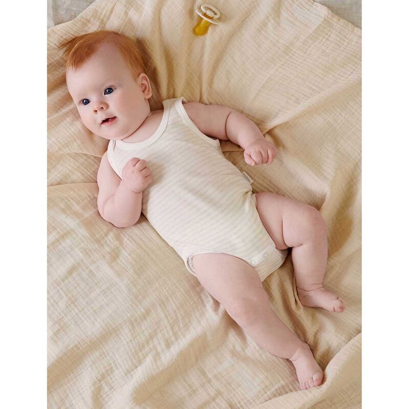 Purebaby Rib Bodysuit 2 Pack image number 5