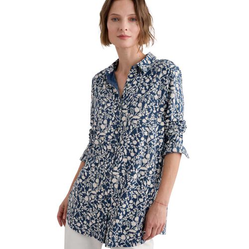 Seasalt Cornwall Dove Plant Tunic Shadow Blossom Night