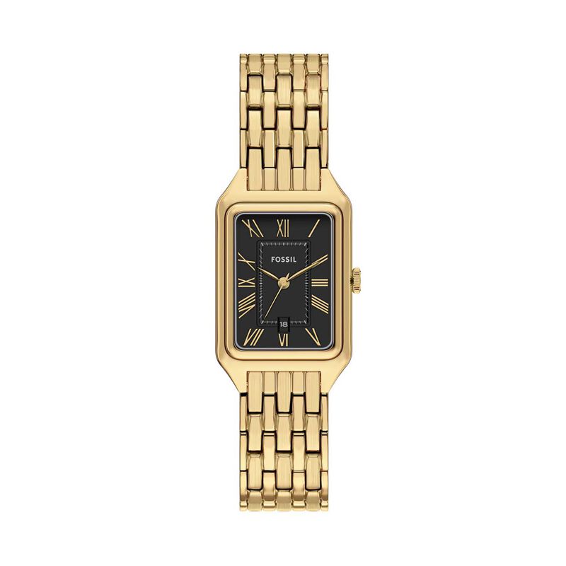 Fossil Raquel Three-Hand Date Gold-Tone StainlESs Steel Watch ES5434 image number 0