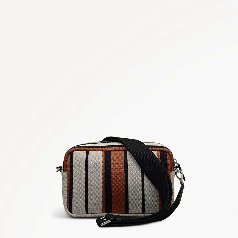 Radley Hadleigh Place Stripe Small Ziptop Crossbody Bag image number 3