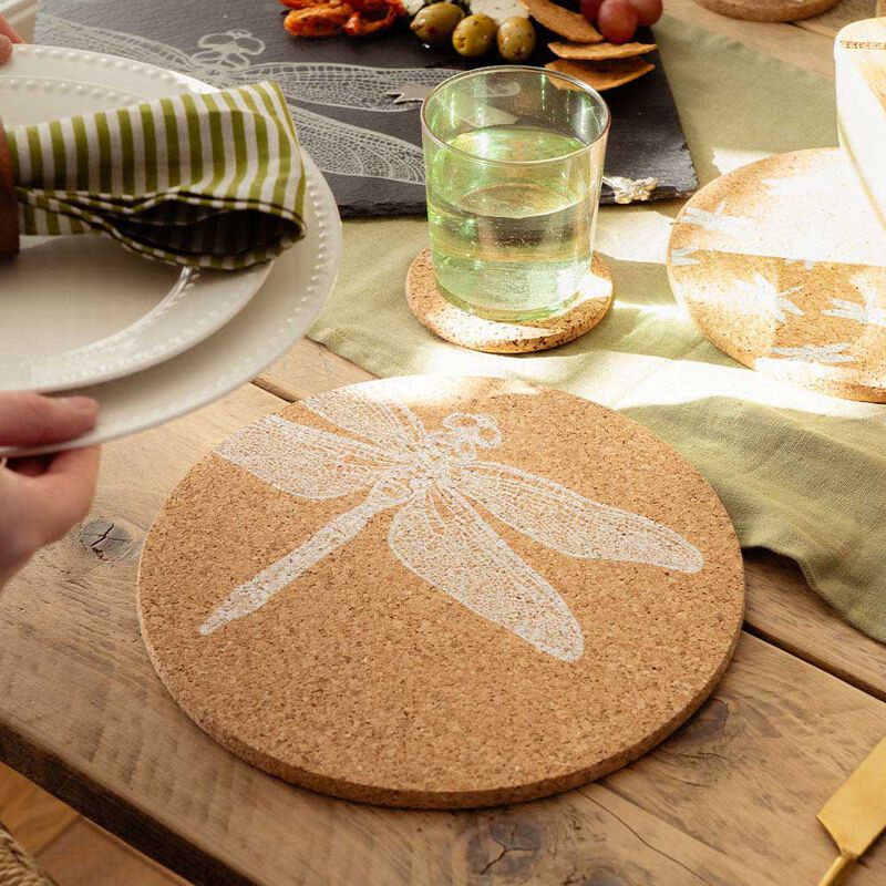 Selbrae House Cork Place Mat Dragonfly image number 1
