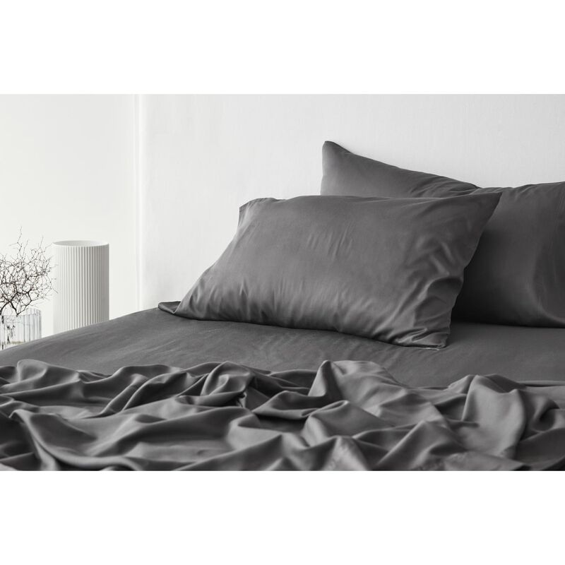 George Street Linen Bamboo Cotton Standard Pillowcase Pair image number 0