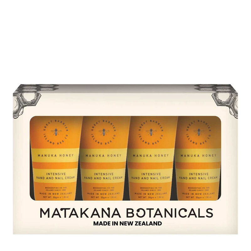 Great Barrier Island Bee Co Manuka Honey Travel Creams 4 Pack image number 0