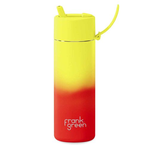 Frank Green Colour Change Stainless Steel Reusable Bottle 25oz Lava
