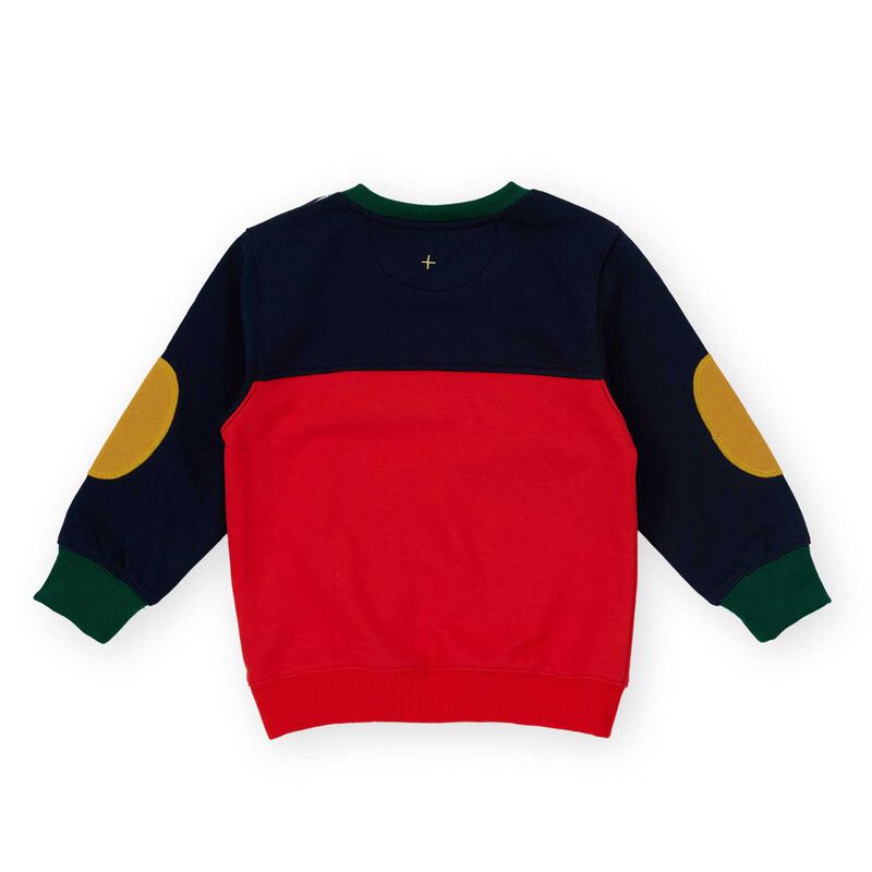 Goldie + Ace Colour Block Pocket Sweater 3-5Y image number 2