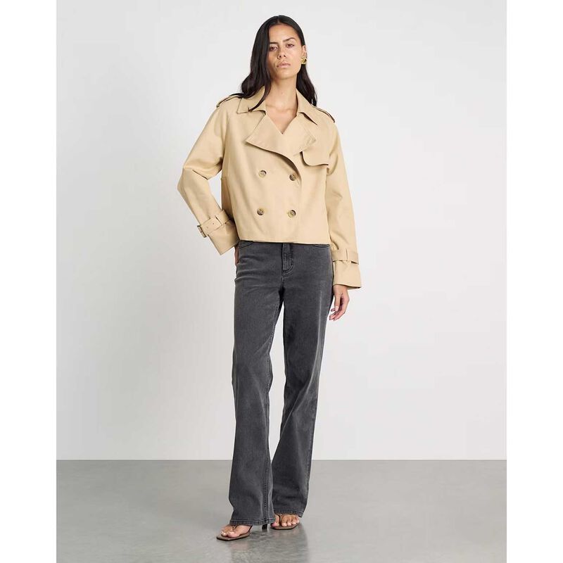 JAG Charlotte Crop Trench Coat image number 3