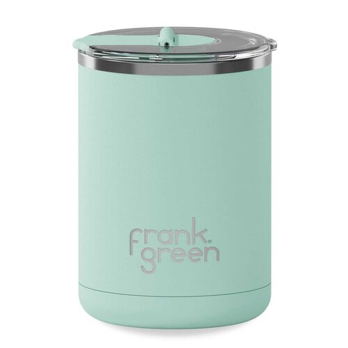 frank green 12oz Ceramic Cup With Hinged Lid Peppermint
