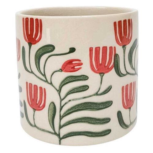 Urban Products Pilbra Planter Green & Red Small 11cm