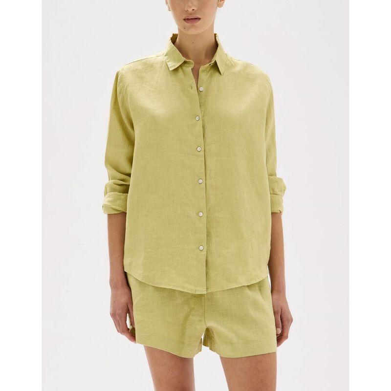 Assembly Label Xander Long Sleeve Shirt Pear image number 3