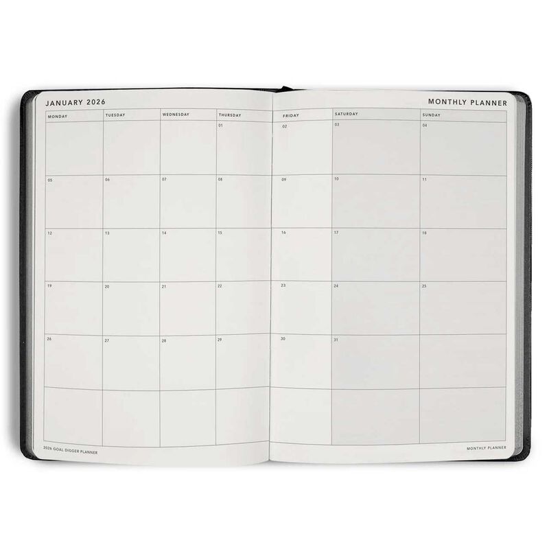 MiGoals 2026 Classic Goal Digger Weekly Action Diary B5 image number 3