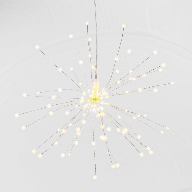 Stellar Haus Large Plug In Starburst Silver Warm White image number 3