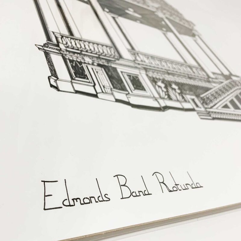 Nathan Kaye Limited Edition Unframed A2 Print Thomas Edmonds Rotunda image number 2