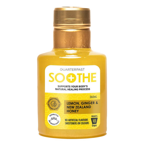 Quarterpast Soothe Lemon, Honey & Ginger 360ml