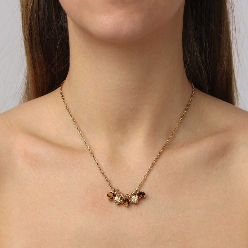 Dyrberg Kern Phila Sg Brown Mix Necklace image number 1
