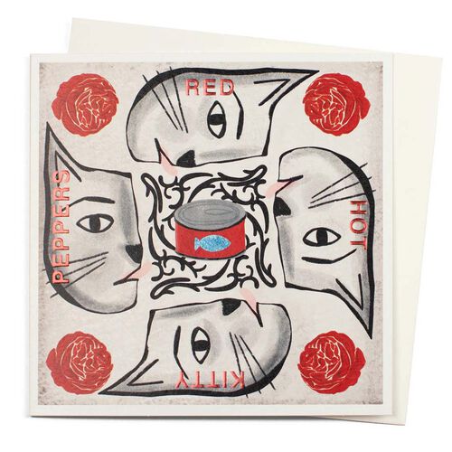 U Studio Red Hot Kitty Peppers Card