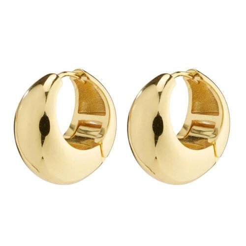 Pilgrim Ioanna Recycled Chunky Hoops - Gold Plated