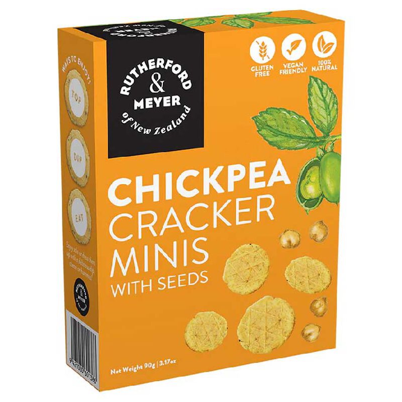 Rutherford & Meyer Cracker Minis Chickpea 90g image number 0