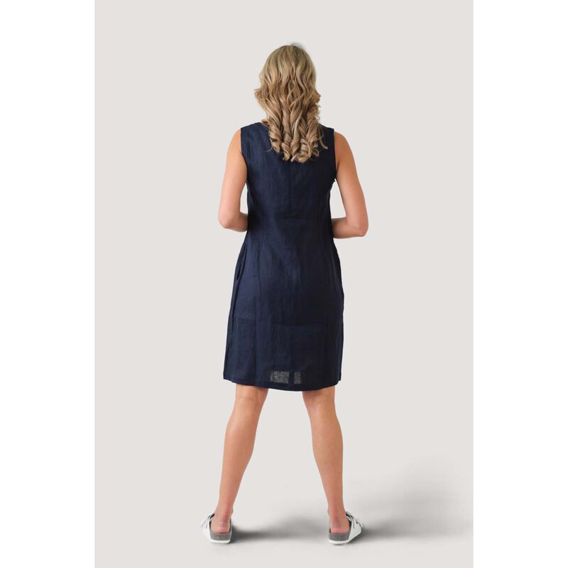 B Essentials Linen Sleeveless Dress image number 9