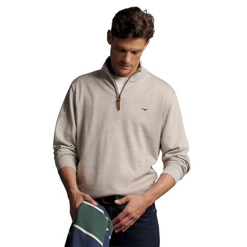 R.M. Williams Ernest Quarter Zip Knit