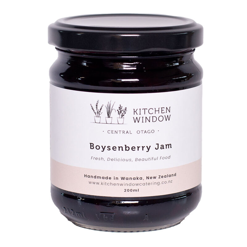 Kitchen Window Boysenberry Jam 200ml image number 0